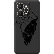 Чорний чохол BoxFace Realme 15 5G Wolf and Raven