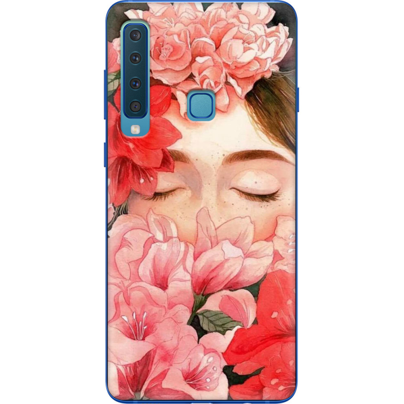 Чехол Uprint Samsung A920 Galaxy A9 2018 Girl in Flowers
