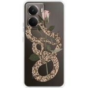 Прозорий чохол BoxFace Realme P3 Glamor Snake