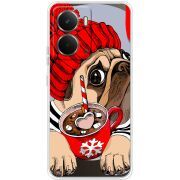 Прозорий чохол BoxFace Realme P3 Winter Puggy
