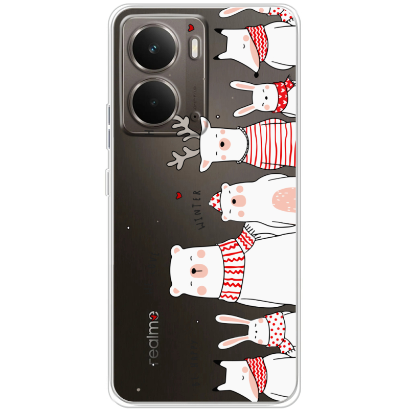 Прозорий чохол BoxFace Realme P3 The Friendly Beasts