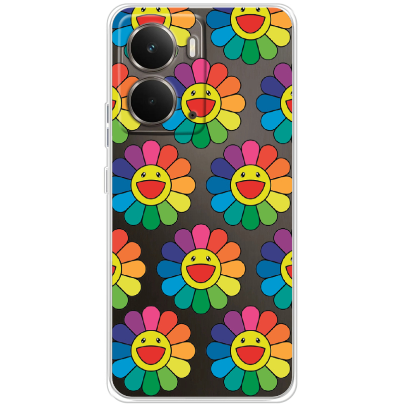 Прозорий чохол BoxFace Realme P3 Hippie Flowers