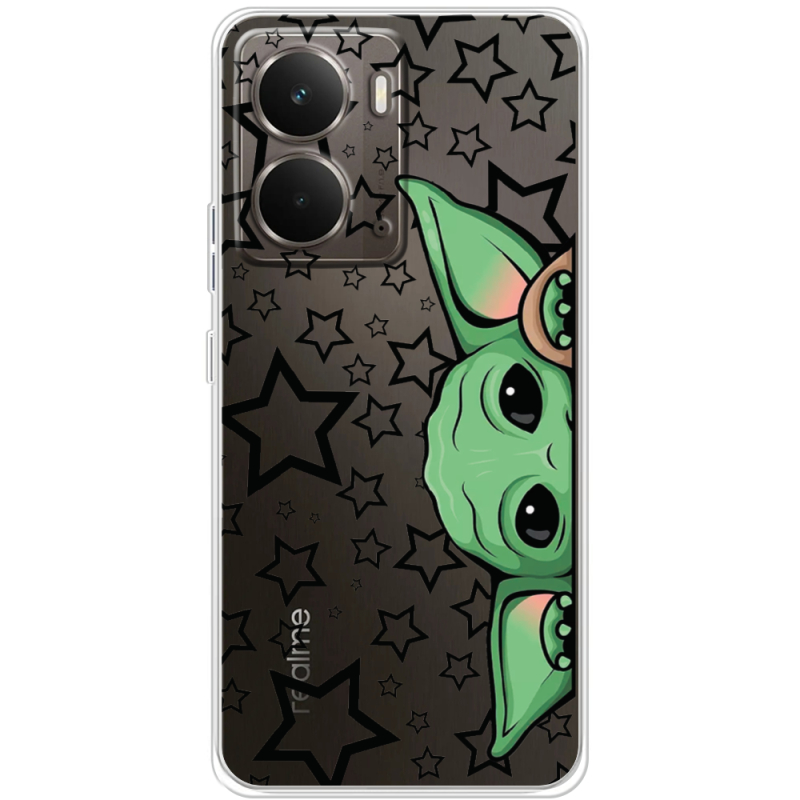Прозорий чохол BoxFace Realme P3 Baby Yoda