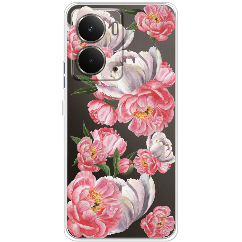 Прозорий чохол BoxFace Realme P3 Peony Watercolor Style