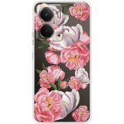 Прозорий чохол BoxFace Realme P3 Peony Watercolor Style