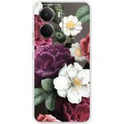 Прозорий чохол BoxFace Realme P3 Floral Dark Dreams