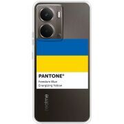 Прозорий чохол BoxFace Realme P3 Pantone вільний синій