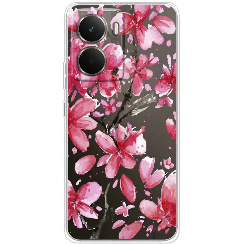 Прозорий чохол BoxFace Realme P3 Pink Magnolia