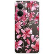 Прозорий чохол BoxFace Realme P3 Pink Magnolia