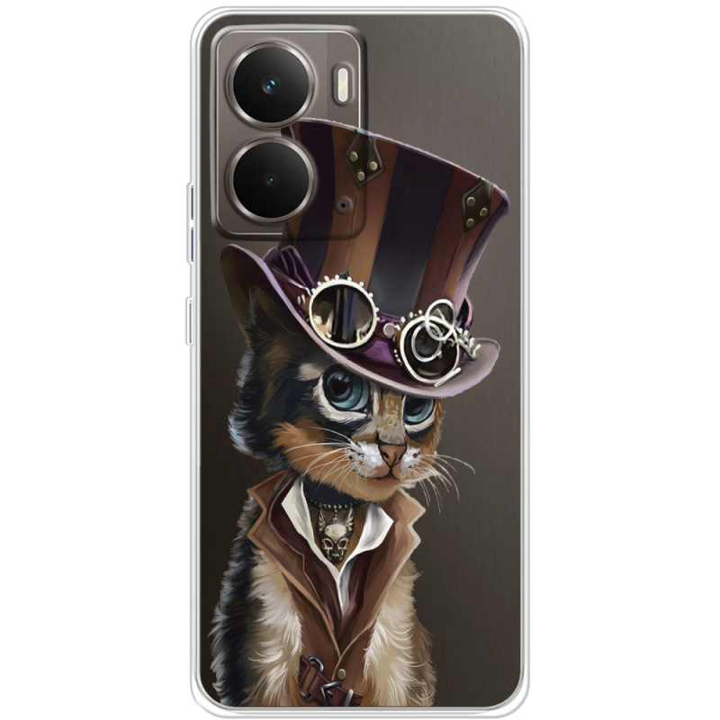 Прозорий чохол BoxFace Realme P3 Steampunk Cat