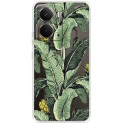Прозорий чохол BoxFace Realme P3 Banana Leaves