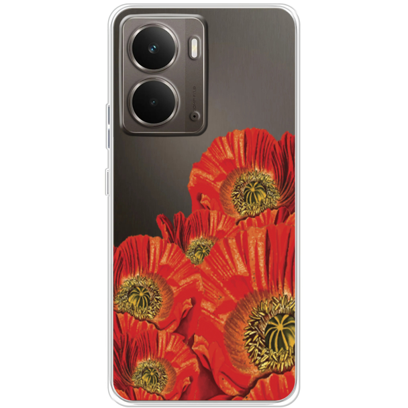 Прозорий чохол BoxFace Realme P3 Red Poppies