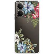 Прозорий чохол BoxFace Realme P3 Floral