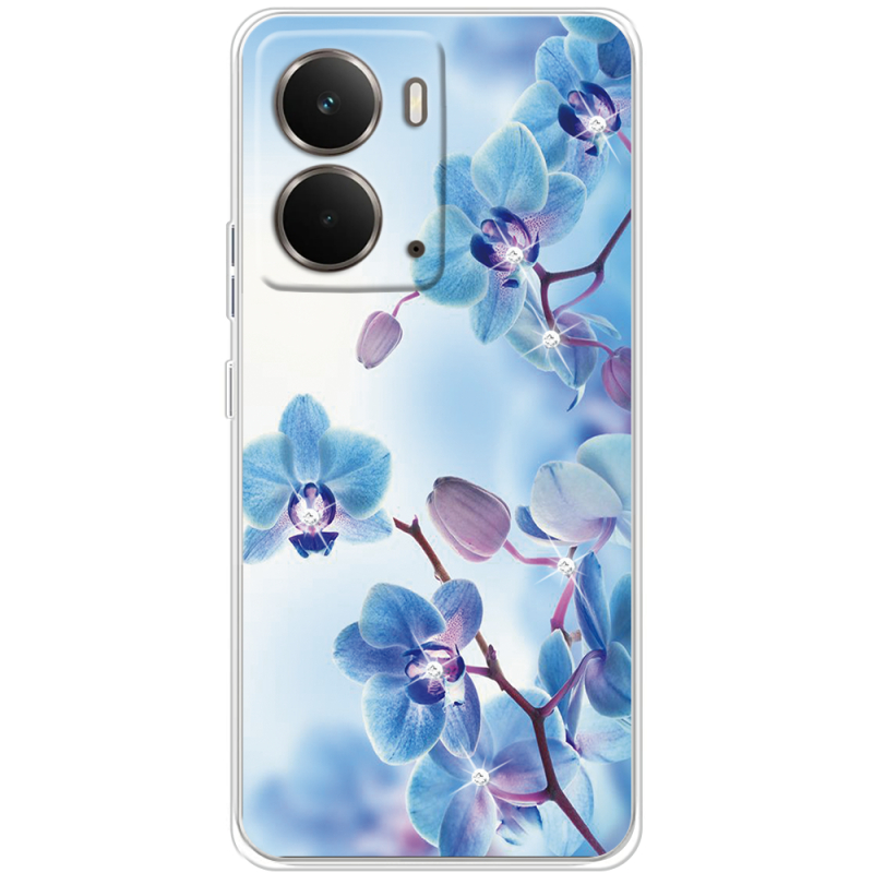 Чохол зі стразами Realme P3 Orchids