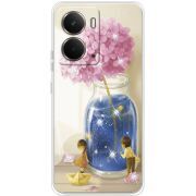 Чохол зі стразами Realme P3 Little Boy and Girl