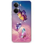 Чохол зі стразами Realme P3 Butterflies
