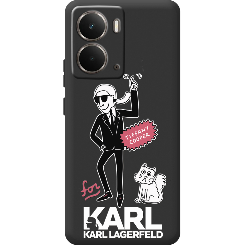 Чорний чохол BoxFace Realme P3 For Karl