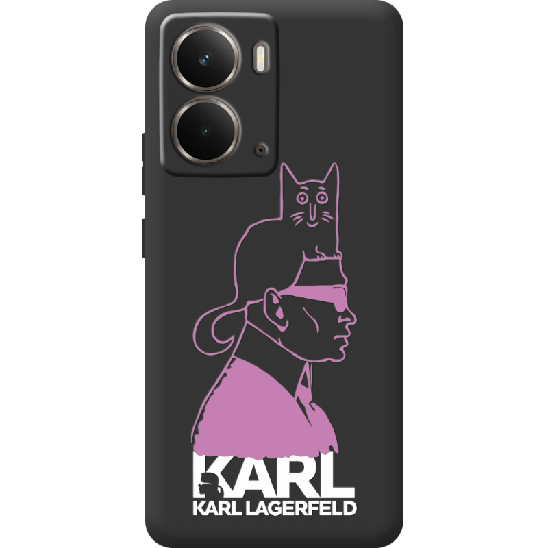 Чорний чохол BoxFace Realme P3 Pink Karl