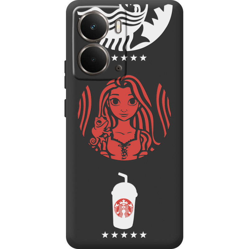 Чорний чохол BoxFace Realme P3 RedWhite Coffee