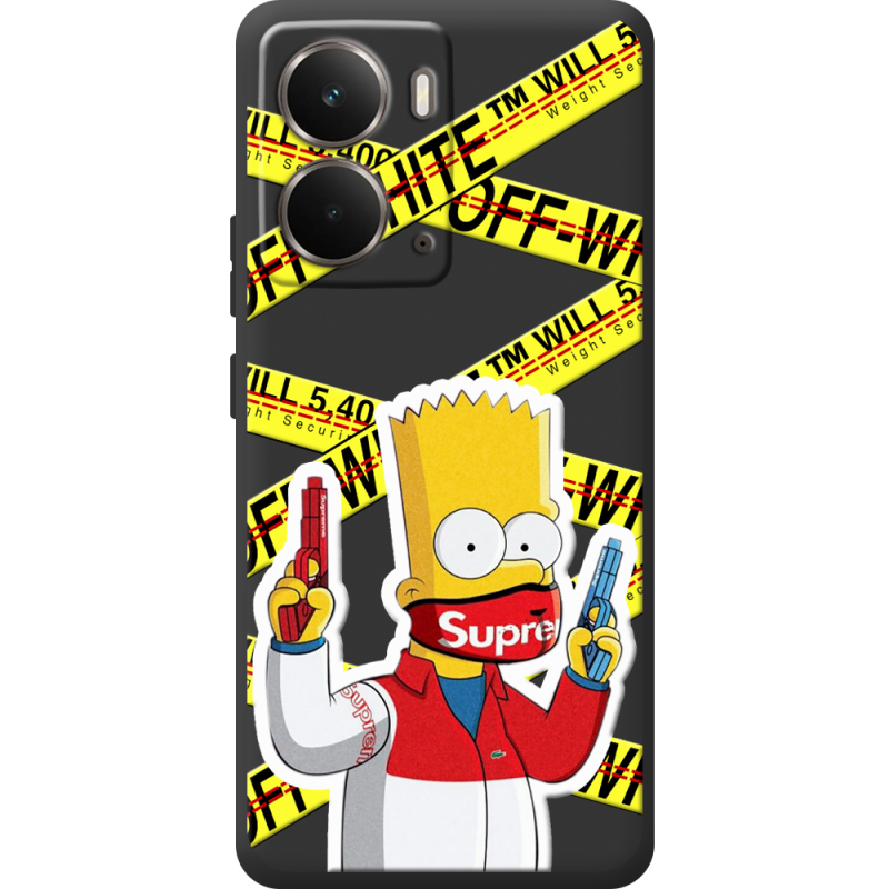Чорний чохол BoxFace Realme P3 White Bart