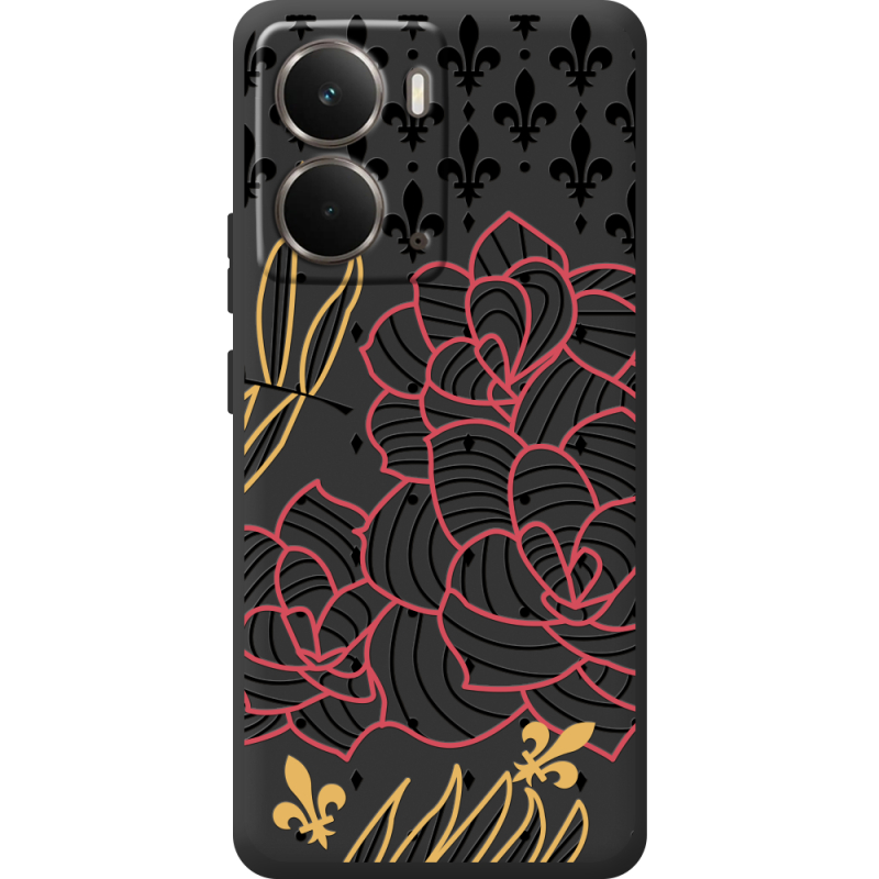 Чорний чохол BoxFace Realme P3 FranceFlowers