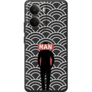Чорний чохол BoxFace Realme P3 Man Pattern