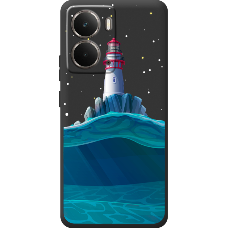 Чорний чохол BoxFace Realme P3 Lighthouse
