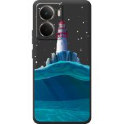 Чорний чохол BoxFace Realme P3 Lighthouse