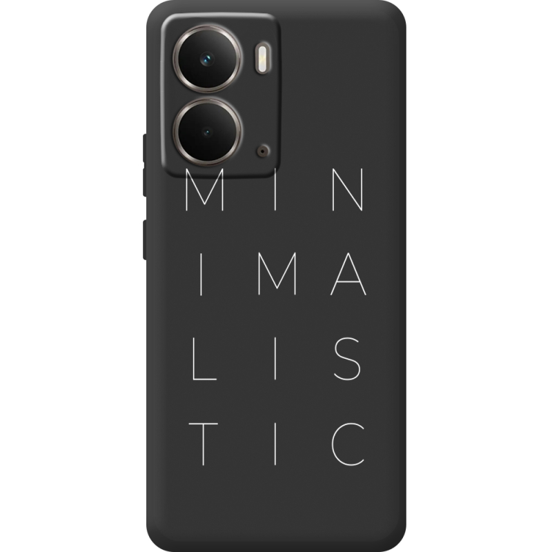 Чорний чохол BoxFace Realme P3 Minimalistic