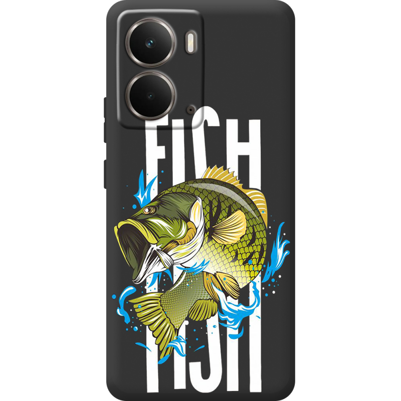 Чорний чохол BoxFace Realme P3 Fish