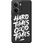Чорний чохол BoxFace Realme P3 Hard Times Good Times