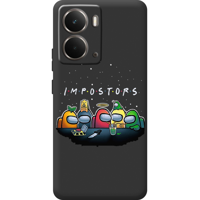 Чорний чохол BoxFace Realme P3 Among Us Impostors