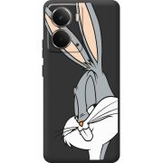 Чорний чохол BoxFace Realme P3 Lucky Rabbit