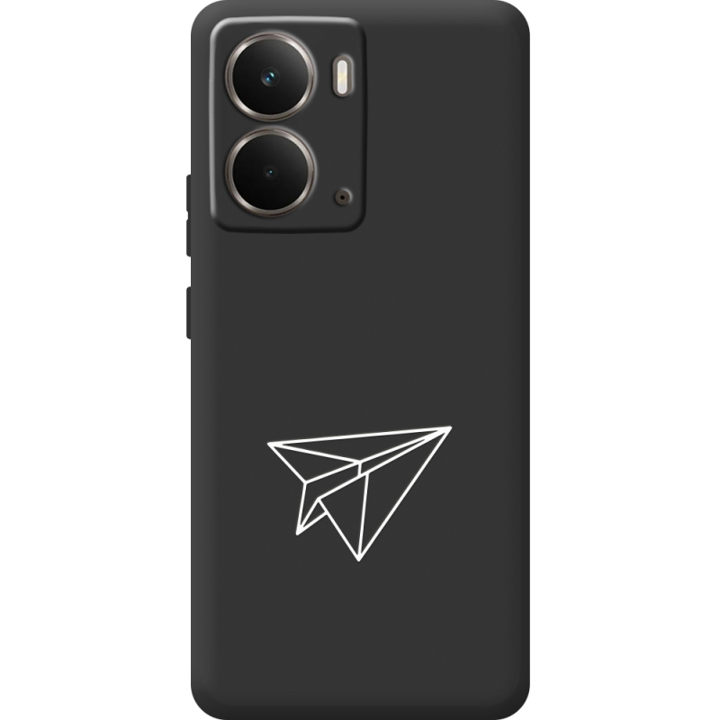 Чорний чохол BoxFace Realme P3 Paper Plane