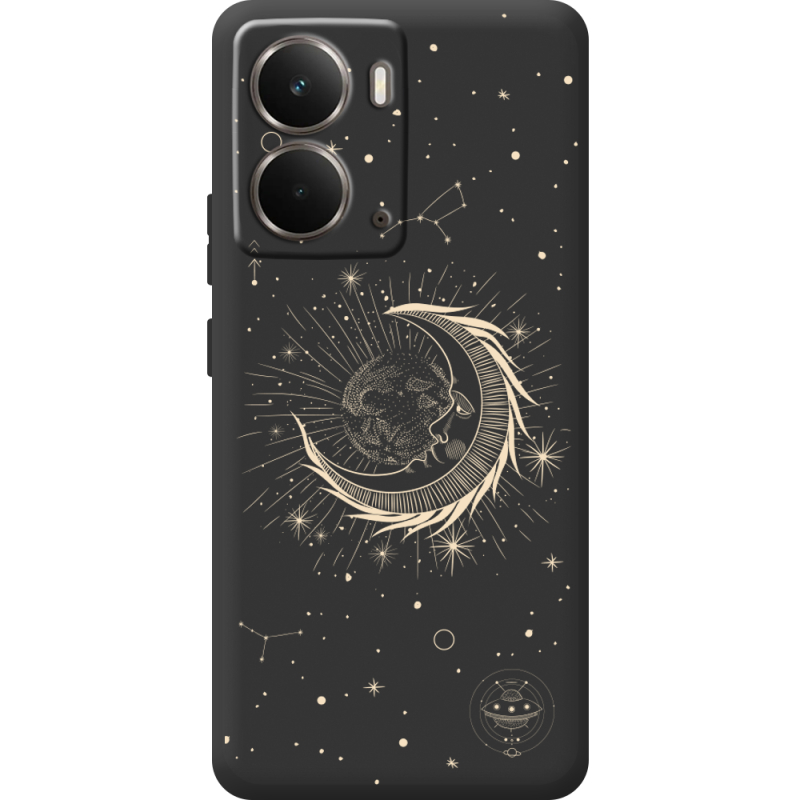Чорний чохол BoxFace Realme P3 Moon