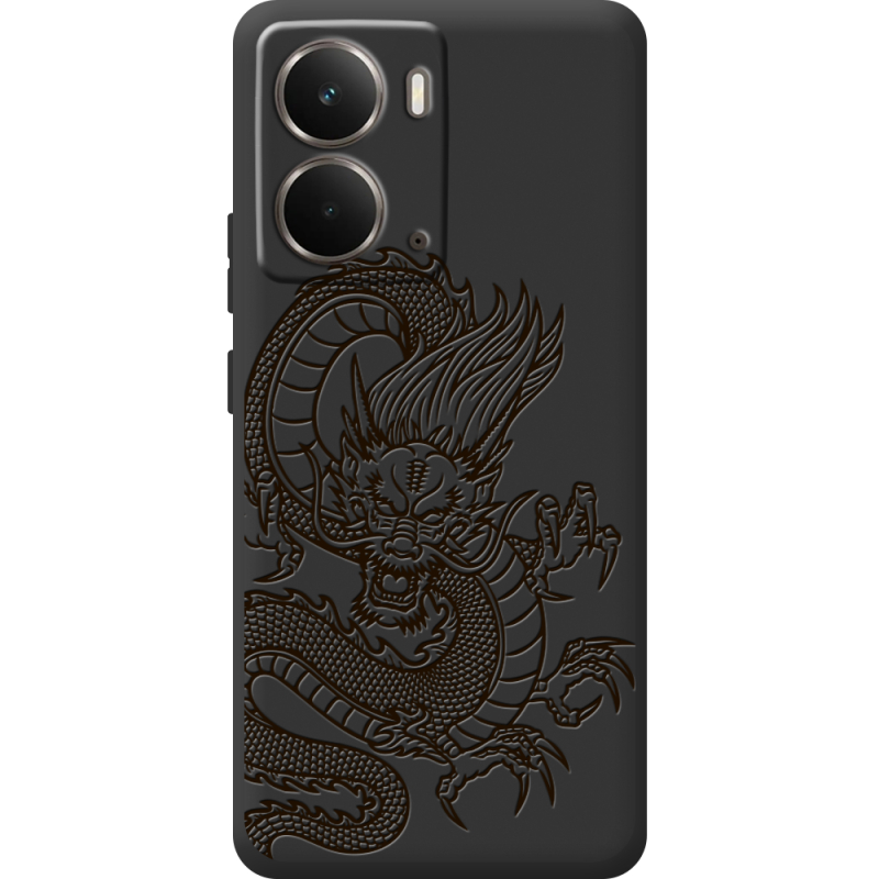 Чорний чохол BoxFace Realme P3 Chinese Dragon