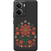 Чорний чохол BoxFace Realme P3 Ukrainian Ornament
