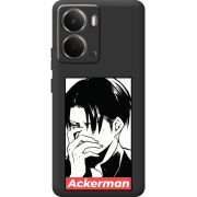 Чорний чохол BoxFace Realme P3 Attack On Titan - Ackerman