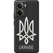 Чорний чохол BoxFace Realme P3 Тризуб монограмма ukraine