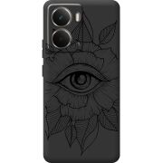 Чорний чохол BoxFace Realme P3 Eye