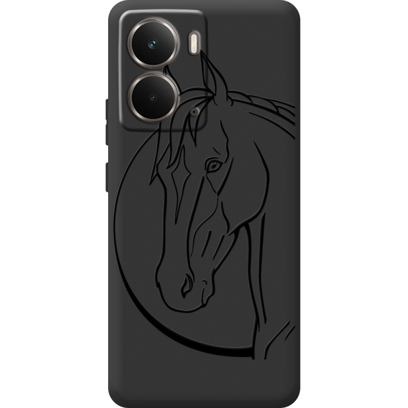 Чорний чохол BoxFace Realme P3 Horse