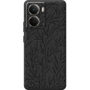 Чорний чохол BoxFace Realme P3 Leaves