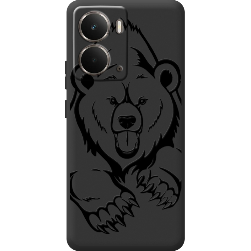 Чорний чохол BoxFace Realme P3 Grizzly Bear