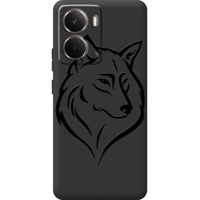 Чорний чохол BoxFace Realme P3 Wolf