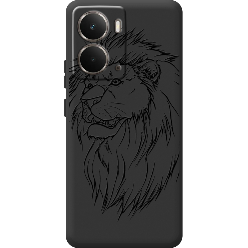 Чорний чохол BoxFace Realme P3 Lion