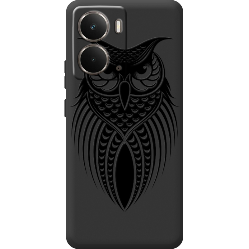 Чорний чохол BoxFace Realme P3 Owl