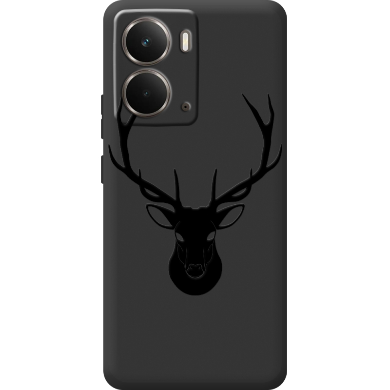 Чорний чохол BoxFace Realme P3 Deer