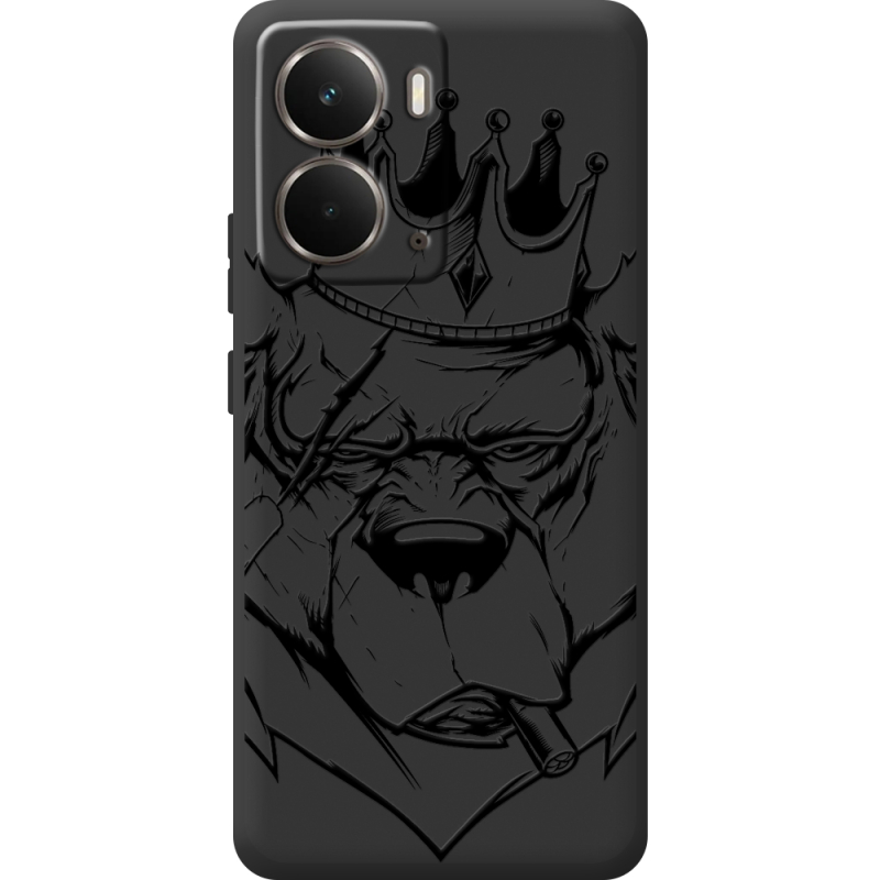 Чорний чохол BoxFace Realme P3 Bear King