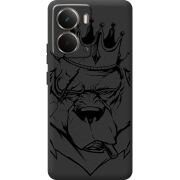 Чорний чохол BoxFace Realme P3 Bear King