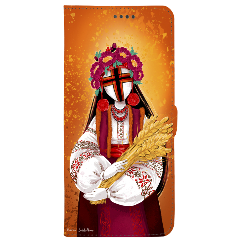 Чохол-книжка Stanford Side Magnet для Realme 15 5G Motanka by H Soldatkina